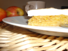 jablčník so snehom